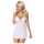 Obsessive 810-BAB-2 - blonder babydoll og tanga (hvid) - L/XL