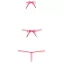 Obsessive Luiza - body med stropper - rød - S/M