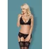 Obsessive - lingerisæt - blonde - sort