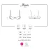 Obsessive Miamor - blonde push-up bh (sort) - L/XL