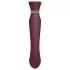 ZALO Queen - G-punkt og klitorisvibrator med luftbølger - rød