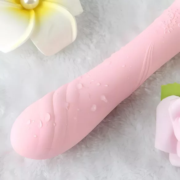ZALO Courage Heating - g-punktsvibrator med varme - genopladelig - pink