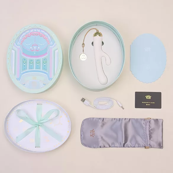 ZALO Ichigo Rabbit - App-styret luksusvibrator (hvid)