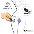 FEELZTOYS Trusse - genopladelig, trådløs klitorisvibrator (sort)