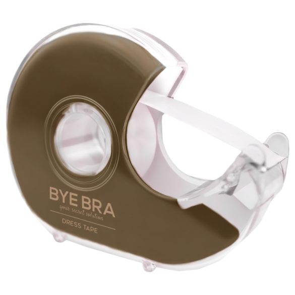 Bye Bra - dobbeltklæbende tape med dispenser (gennemsigtig)