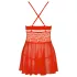 Obsessive - babydoll og trusser - blonde - rød - L/XL