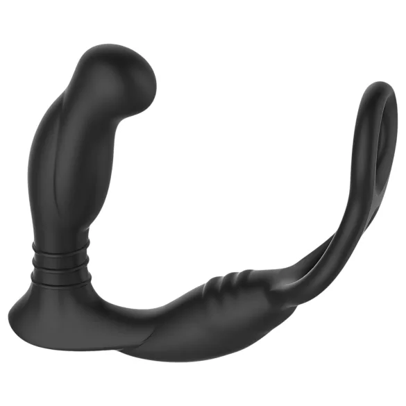 Nexus Simul8 - vibrerende penisring med analdildo - sort