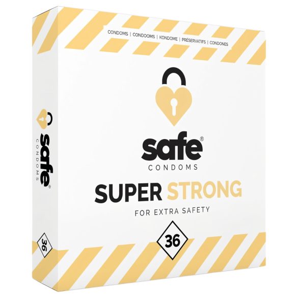 SAFE Super Strong - ekstra slidstærke kondomer (36 stk)