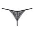 Obsessive Intensa - stropløs blonde tanga (sort)