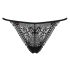 Obsessive Intensa - stropløs blonde tanga (sort)