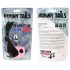 FEELZTOYS - metal analt plug med kaninhale (sølv-lyserød)
