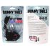 FEELZTOYS Bunny Tails - metal anal plug med kaninhalepynt (sølv-sort)