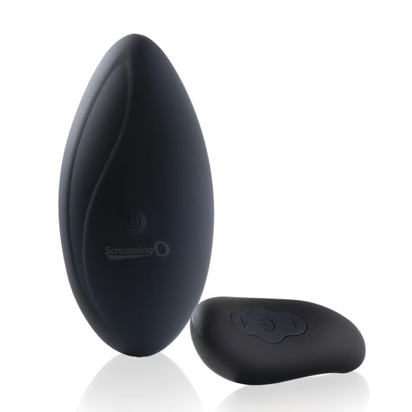 Screaming Panty - genopladelig, trådløs klitoris vibrator (sort)