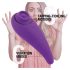 FEELZTOYS Femmegasm - genopladelig 2i1 klitorisvibrator (lilla)