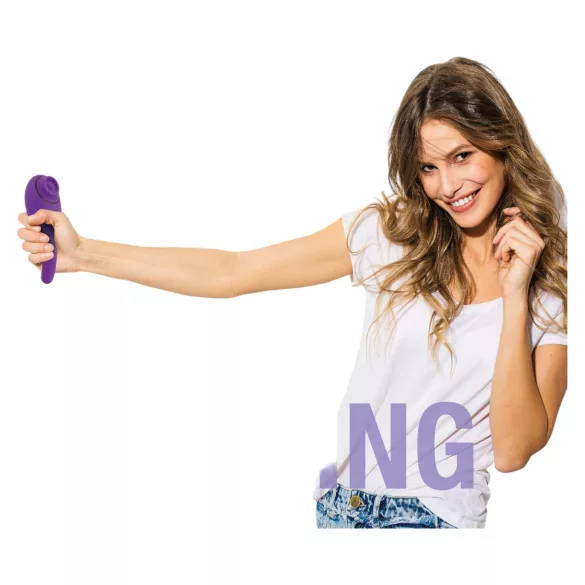 FEELZTOYS Femmegasm - klitorisvibrator 2i1 genopladelig - lilla