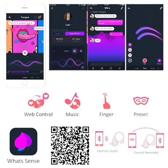Magic Motion Sundae - vibratoræg med app-styring - genopladelig - rød