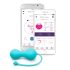 LOVELIFE BY OHMIBOD - KRUSH - smart, genopladelig bækkenbundskugle (turkis)