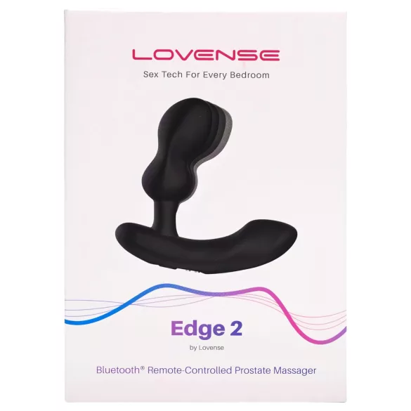 Lovense Edge 2 - prostatavibrator - app-styret - sort