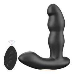 Aixiasia Hiross - analvibrator med rotation - sort