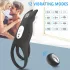 Aixiasia Hoody B - penisring - genopladelig, fjernbetjening - sort