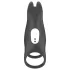 Aixiasia Hoody B - penisring - genopladelig, fjernbetjening - sort