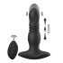 Aixiasia Roy - Genopladelig, Trådløs Analdildo med Vibration (Sort)