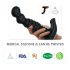 Aixiasia Abake - roterende anal vibrator (sort)