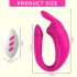 Aixiasia Hera - trådløs, genopladelig parvibrator (pink)