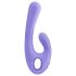 Nomi Tang Flex Bi - genopladelig vibrator med klitorisarm (lilla)