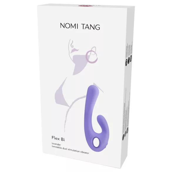 Nomi Tang - rabbit vibrator med klitorisarm - genopladelig - lilla