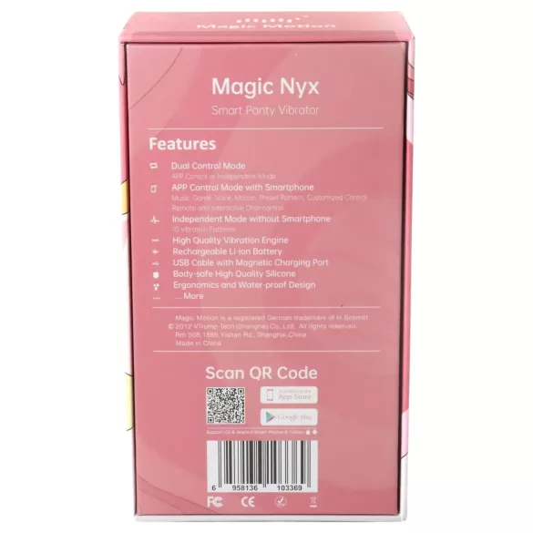 Magic Motion Nyx - klitorisvibrator - vandtæt - koral