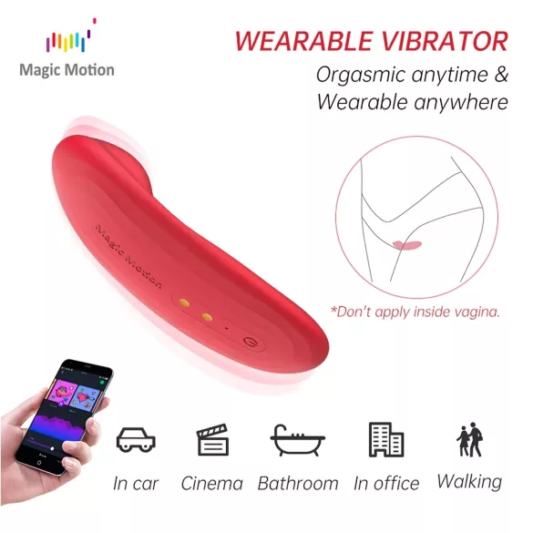 Magic Motion Nyx - klitorisvibrator - vandtæt - koral