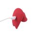 Magic Motion Umi - smart, genopladelig påsætbar vibrator (rød)