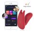 Magic Motion Umi - smart, genopladelig påsætbar vibrator (rød)