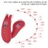 Magic Motion Umi - smart, genopladelig påsætbar vibrator (rød)