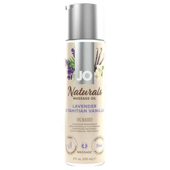System JO - massageolie - lavendel vanilje - 120ml