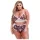 Baci Plus Size - blomsteret blonde-bh-sæt