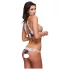 Baci - bh sæt - blomster blonde - sort - M/L
