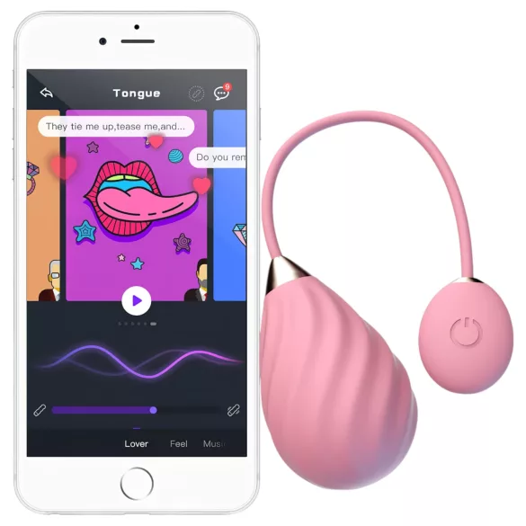 Magic Motion Sundae - bærbart app-styret vibratoræg (pink)