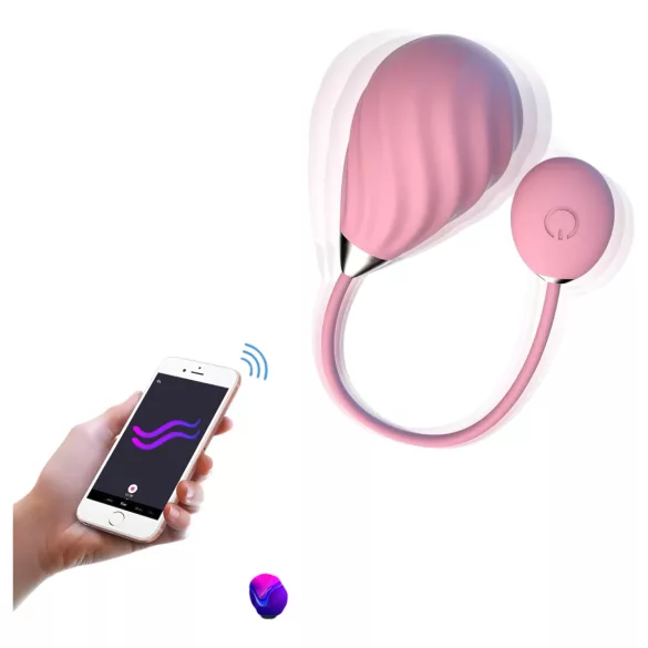 Magic Motion Sundae - bærbart app-styret vibratoræg (pink)
