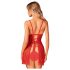 Obsessive Claussica - Babydoll & Tanga (Rød) - M/L