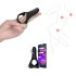 Magic Motion Rise - smart, genopladelig vibrationsring (sort)