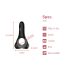 Magic Motion Rise - smart, genopladelig vibrationsring (sort)
