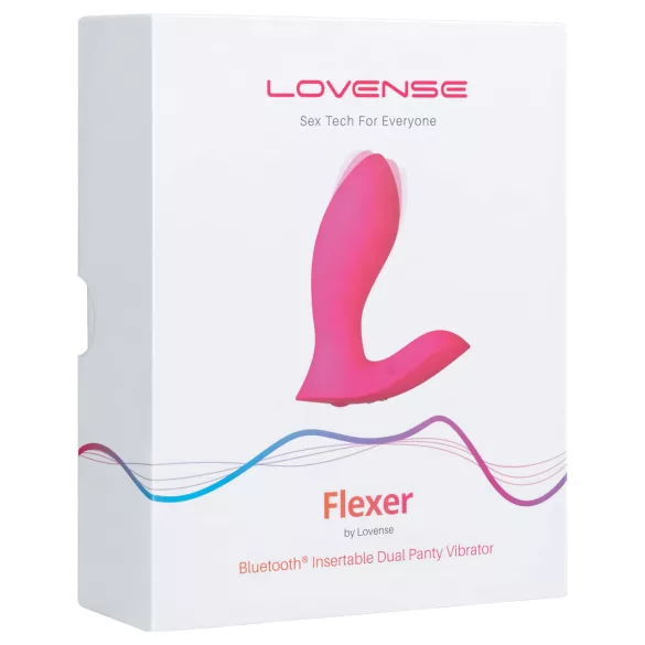 LOVENSE - trussevibrator 2i1 - genopladelig - pink