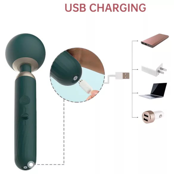 Magic Motion Zenith - App-styret massagevibrator (grøn)