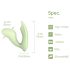 Magic Motion Umi - smart 2i1 vibrator (grøn)