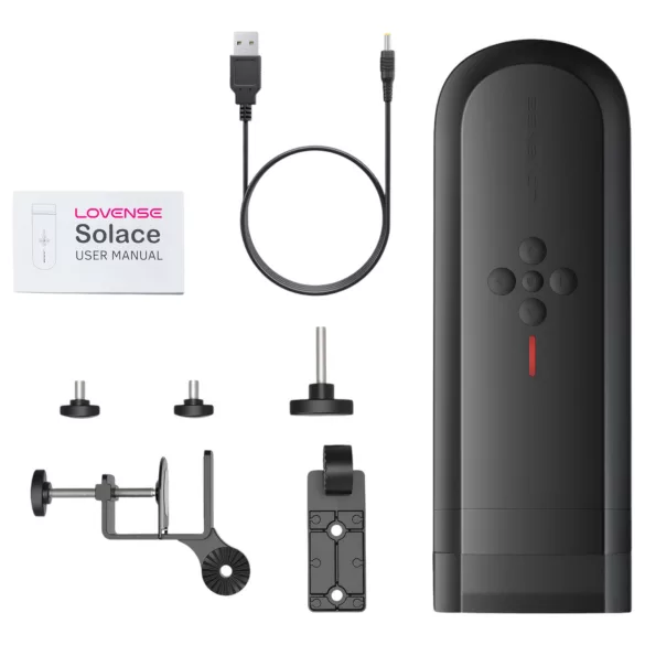 Lovense Solace - App-styret masturbator til mænd (sort)