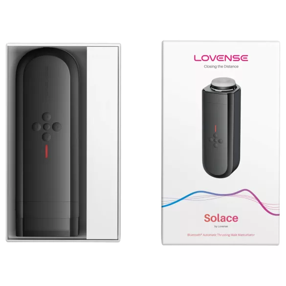Lovense Solace - App-styret masturbator til mænd (sort)