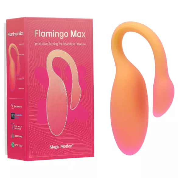 Magic Motion Flamingo Max - vibratoræg med appstyring - orange