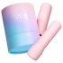 Vush Pop Gloss - Opladelig, vandtæt mini-vibrator (pink)